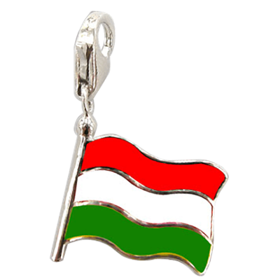 Magyar zászló charm