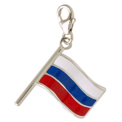 Orosz zászló charm